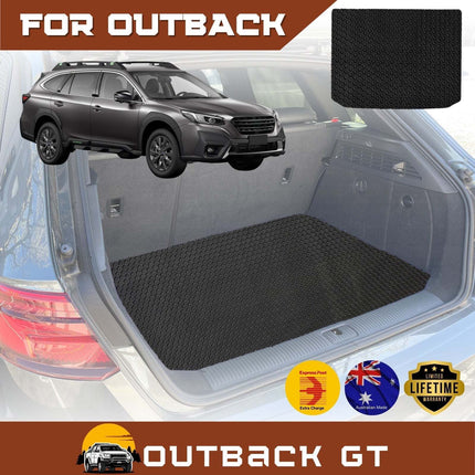 6D Diamond Car Boot Mat for Subaru Outback 2021 - Current 6GEN  - Heavy Duty Carpet Liner