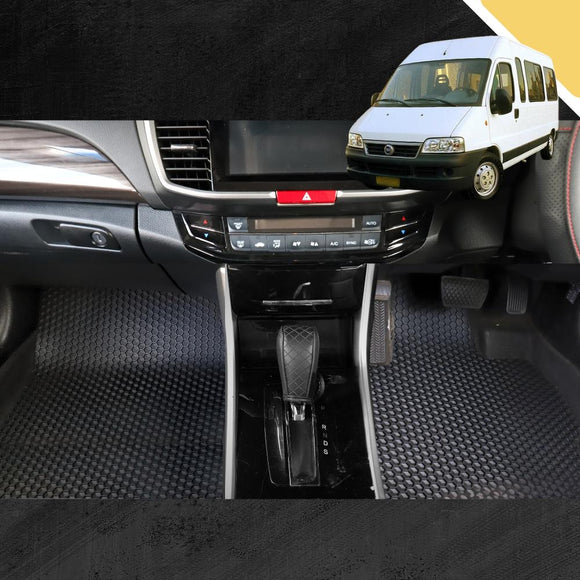 6D PRO Car Floor Mats for FIAT Ducato 2006 - Current (Front Set)