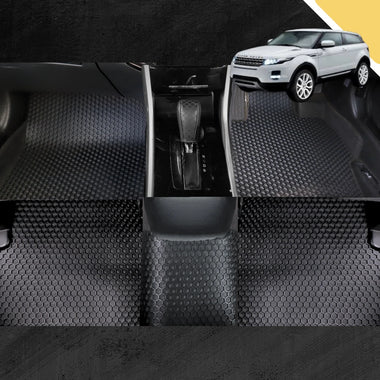 6D PRO Car Floor Mats for Land Rover Range Rover Evoque 2010 - 2018 L538, L551 (Full Set)