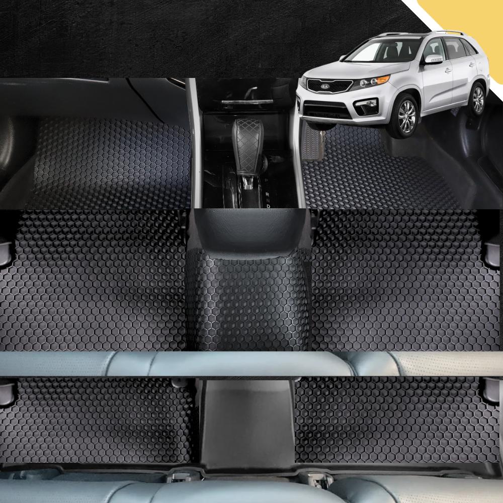 6D PRO Car Floor Mats for Kia Sorento 2009 - 2015 (XM) (Ultimate Set)