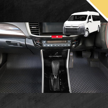 6D PRO Car Floor Mats for Toyota Hiace Van 2005 - 2019 (LWB)