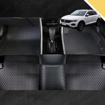 6D PRO Car Floor Mats for VolksWagen T-Roc 2017 - Current (A1) (Full Set)