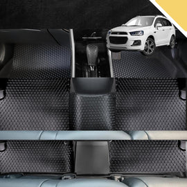 6D PRO Car Floor Mats for Holden Captiva 7 2016 - 2018 CG II (Ultimate Set)