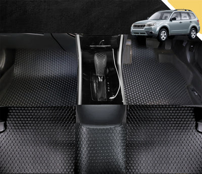 6D PRO Car Floor Mats for Subaru Forester 2008 - 2012 (SH) (Full Set)