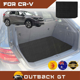 6D Diamond Car Boot Mat for Honda CR-V 2017 - 2022 RW  - Heavy Duty Carpet Liner
