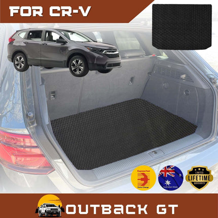 6D Diamond Car Boot Mat for Honda CR-V 2017 - 2022 RW  - Heavy Duty Carpet Liner