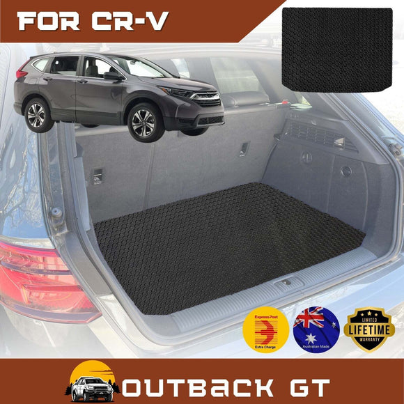 6D Diamond Car Boot Mat for Honda CR-V 2017 - 2022 RW  - Heavy Duty Carpet Liner