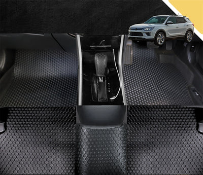 6D PRO Car Floor Mats for SsangYong Korando 2019 - Current C300 (Full Set)