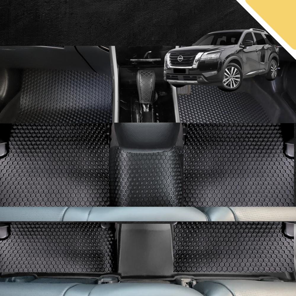 6D PRO Car Floor Mats for Nissan Pathfinder 2013 - 2021 (R52) (Ultimate Set)