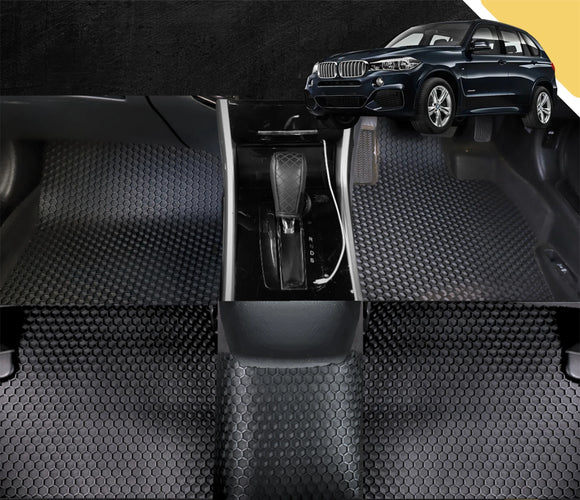 6D PRO Car Floor Mats for BMW X5 2007 - 2013 (E70) (Full Set)