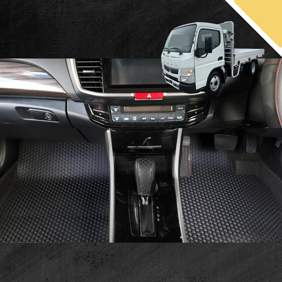 6D PRO Car Floor Mats for Mitsubishi Fuso Canter 2010 - Current (8th Gen) (Front Set)