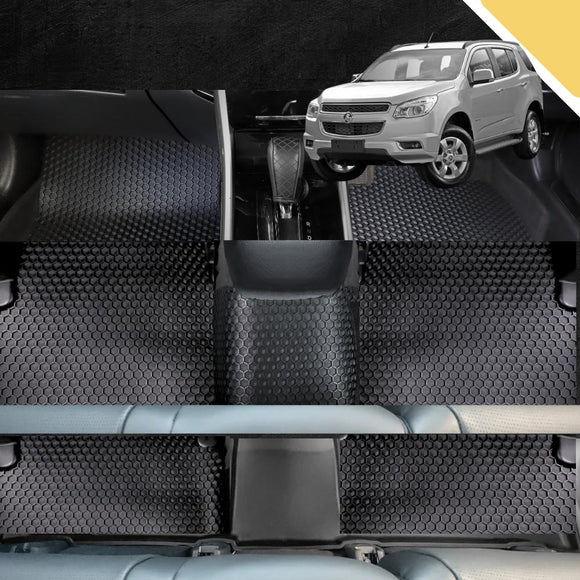 6D PRO Car Floor Mats for Holden Colorado 7 2015 - 2020 RG (Ultimate Set)