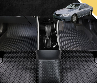 6D PRO Car Floor Mats for Ford Fairmont 2002 - 2008 (Full Set)