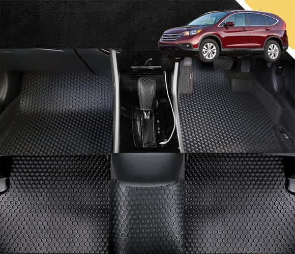 6D PRO Car Floor Mats for Honda CR-V 2012 - 2017 RM (Full Set)