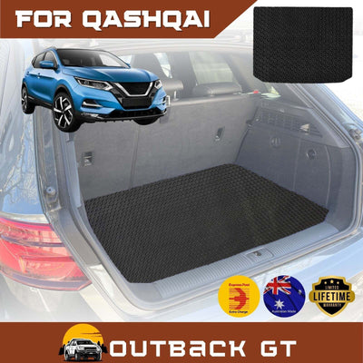 6D Diamond Car Boot Mat for Nissan QASHQAI 2014 - 2021 (J11)  - Heavy Duty Carpet Liner