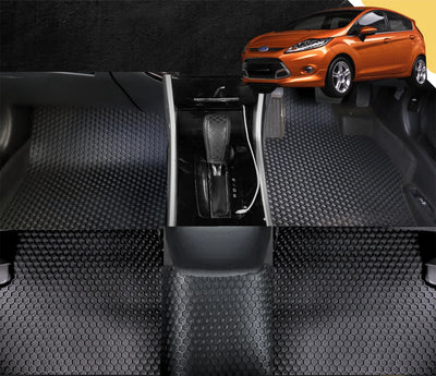 6D PRO Car Floor Mats for Ford Fiesta 2008 - 2018 (WT WZ) (Full Set)