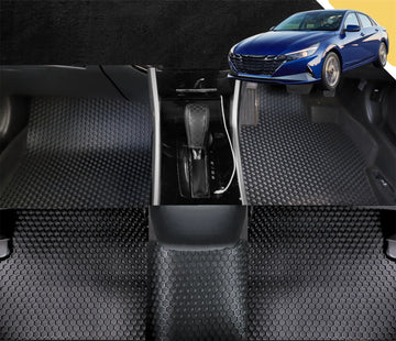 6D PRO Car Floor Mats for Hyundai i30 2017 - Current (Sedan) (Full Set)