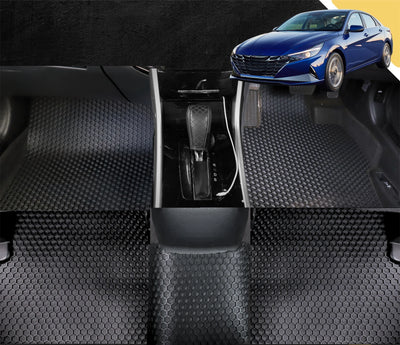 6D PRO Car Floor Mats for Hyundai i30 2017 - Current (Sedan) (Full Set)