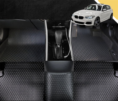 6D PRO Car Floor Mats for BMW 1 Series 5-Door Hatch 2011 - 2019 (F20) (Full Set)