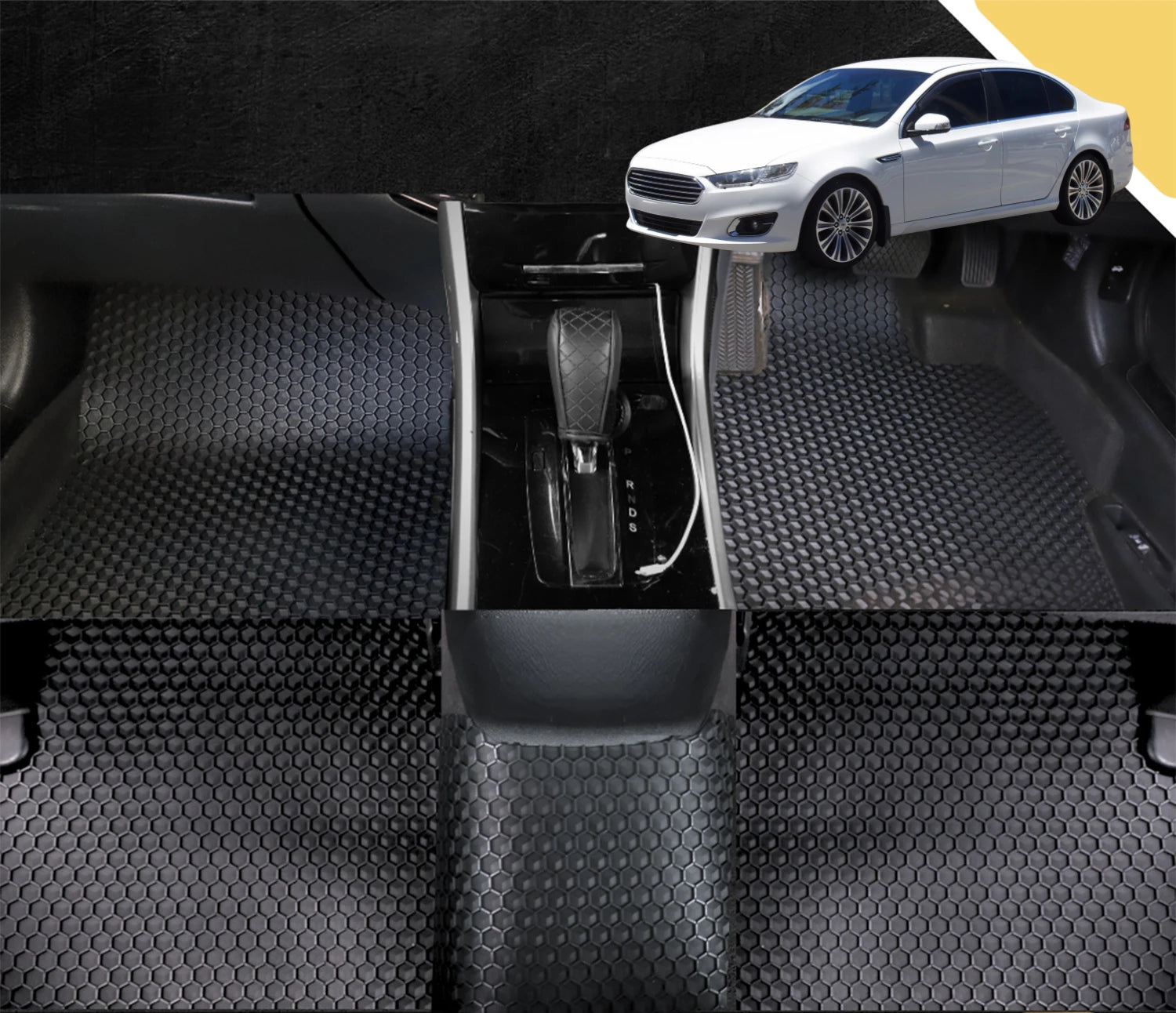 6D PRO Car Floor Mats for Ford Falcon 2014 - 2016 (FGX) (Full Set)