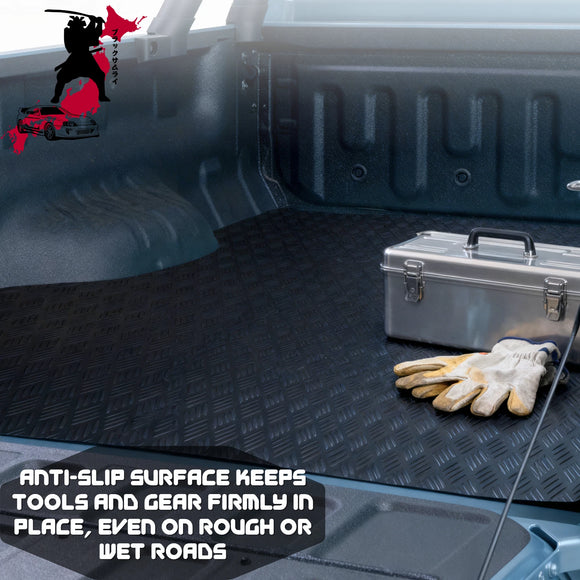 Black Samurai UTE Tub Mat Tray Liner for Holden Colorado Ute Single Cab 2012 - 2016 RG, VF