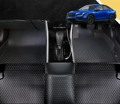 6D PRO Car Floor Mats for Subaru WRX 2022 - Current Manual (Full Set)