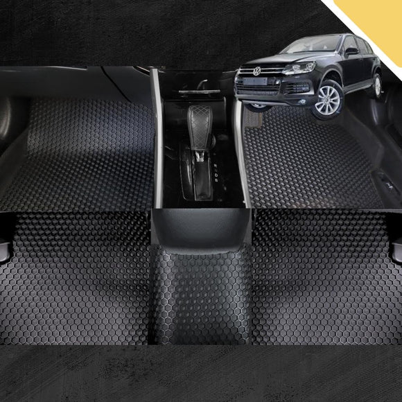 6D PRO Car Floor Mats for VolksWagen Touareg 2011 - 2017 (7P) (Full Set)