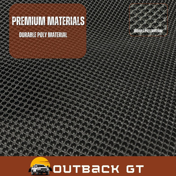 6D Diamond Car Boot Mat for Subaru Impreza 2016 - Current G4, G5 (Hatch) - Heavy Duty Carpet Liner