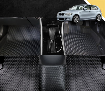 6D PRO Car Floor Mats for BMW 1 Series 5-Door Hatch 2004 - 2013 (E87) (Full Set)