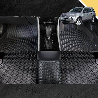 6D PRO Car Floor Mats for Land Rover Freelander 2007 - 2014 (Series 2) (Full Set)