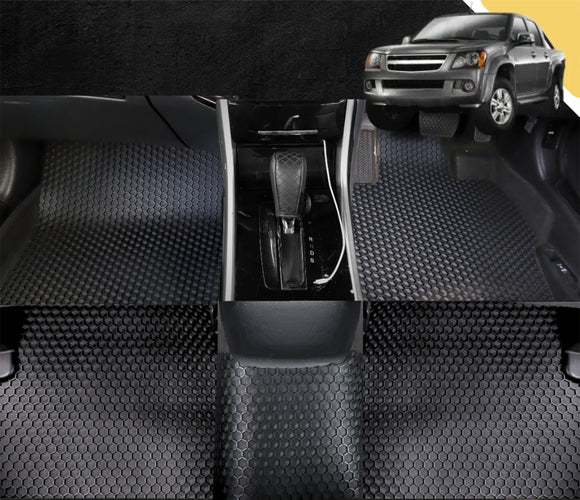 6D PRO Car Floor Mats for Holden Rodeo 2003 - 2008 (2-Door Regular Cab and Extended Cab) (Full Set)