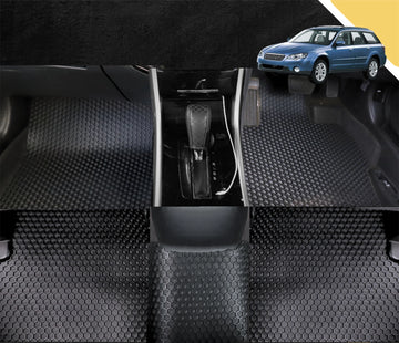 6D PRO Car Floor Mats for Subaru Outback 2003 - 2009 3GEN (Full Set)