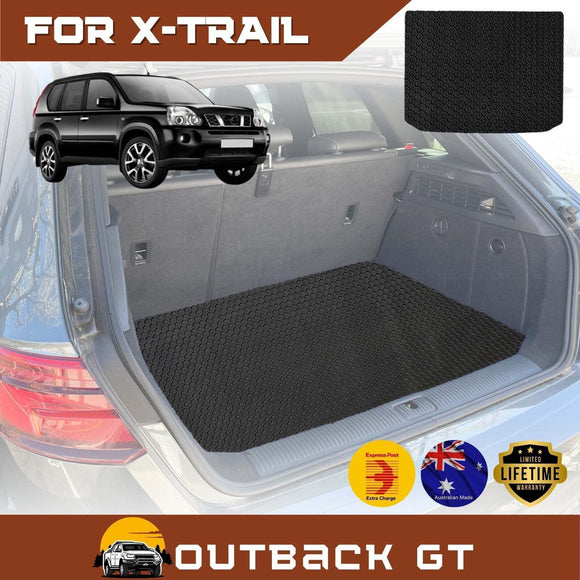 6D Diamond Car Boot Mat for Nissan X-TRAIL 2007 - 2014 (T31)  - Heavy Duty Carpet Liner