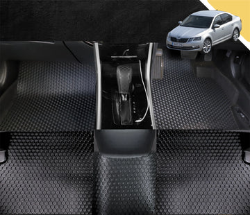6D PRO Car Floor Mats for Skoda Octavia 2013 - 2020 NE (Full Set)