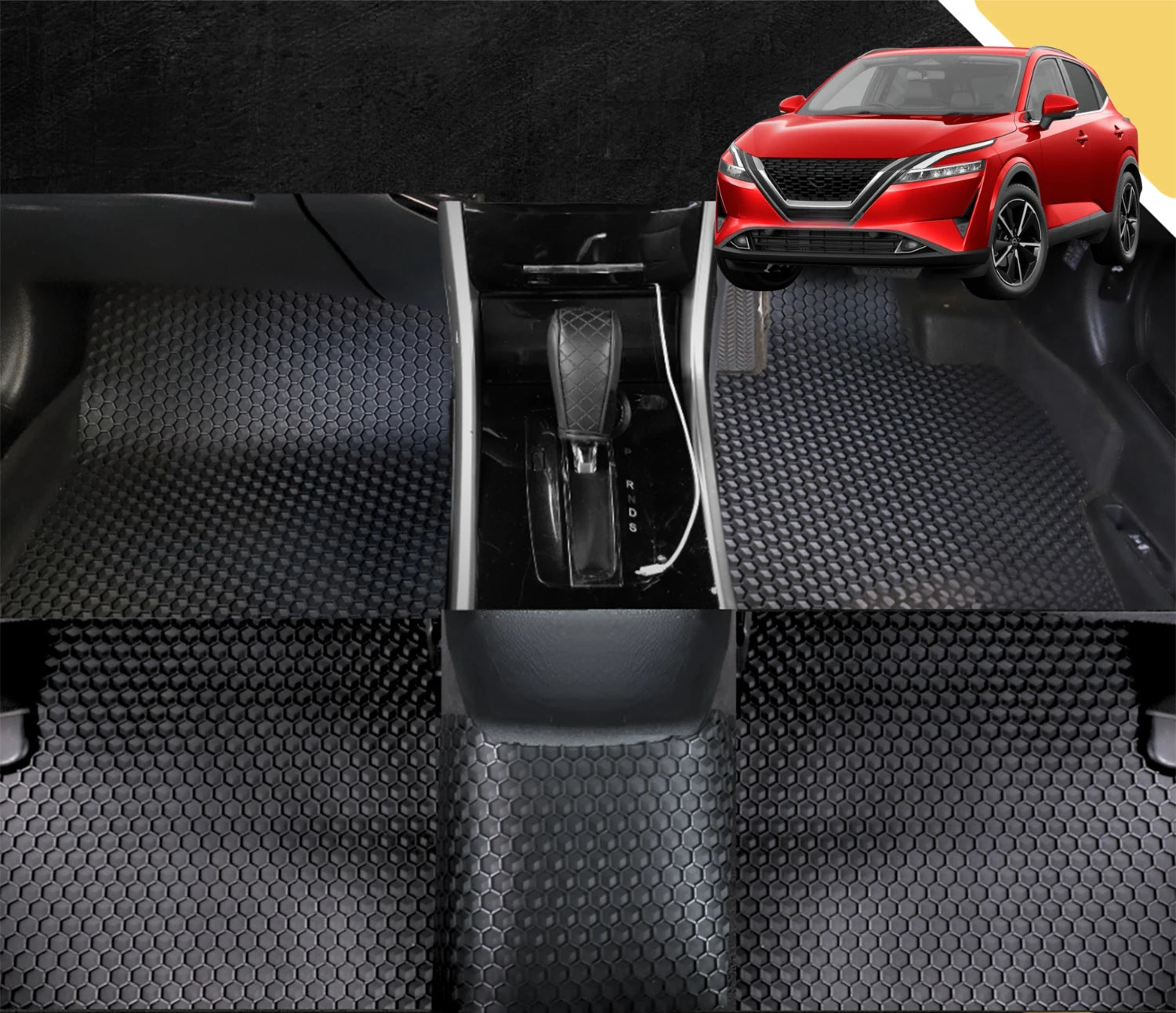6D PRO Car Floor Mats for Nissan QASHQAI 2022 - Current (J12) (Full Set)