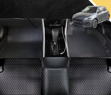 6D PRO Car Floor Mats for Suzuki Swift Sport 2017 - Current (AZ) (Full Set)
