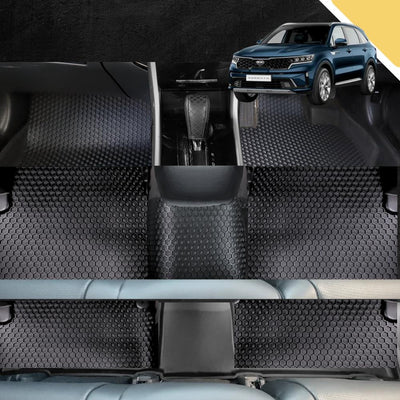6D PRO Car Floor Mats for Kia Sorento 2015 - 2020 (UM) (Ultimate Set)
