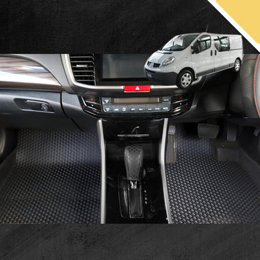 6D PRO Car Floor Mats for Renault Trafic 2014 - Current (X82) (Front Set)