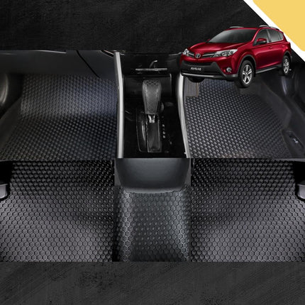 6D PRO Car Floor Mats for Toyota RAV4 2012 - 2019 (XA40) (Full Set)