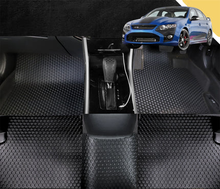 6D PRO Car Floor Mats for Ford Falcon 2008 - 2014 (FG, fit FPV models) (Full Set)