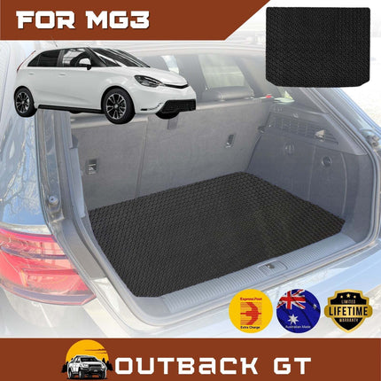 6D Diamond Car Boot Mat for MG 3 2011 - 2024  - Heavy Duty Carpet Liner