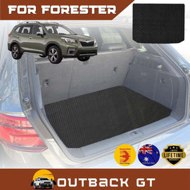 6D Diamond Car Boot Mat for Subaru Forester 2018 - Current (SK)  - Heavy Duty Carpet Liner