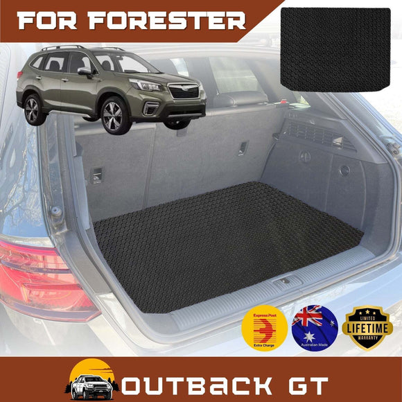 6D Diamond Car Boot Mat for Subaru Forester 2018 - Current (SK)  - Heavy Duty Carpet Liner