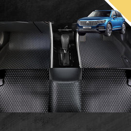 6D PRO Car Floor Mats for VolksWagen Touareg 2018 - Current (7P, CR) (Full Set)