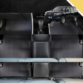 6D PRO Car Floor Mats for Toyota Prado 2009 - 2013 (J150) (Ultimate Set)