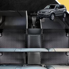 6D PRO Car Floor Mats for SsangYong Rexton 2017 - Current Y290, Y400, Y450 (Ultimate Set)