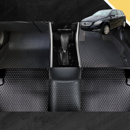 6D PRO Car Floor Mats for Mercedes-Benz B-Class 2011 - 2018 (W246) (Full Set)