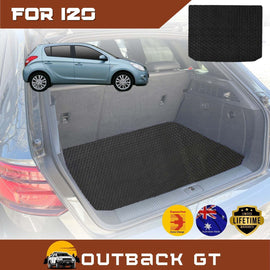 6D Diamond Car Boot Mat for Hyundai i20 2008 - 2015 (PB/PBT)  - Heavy Duty Carpet Liner
