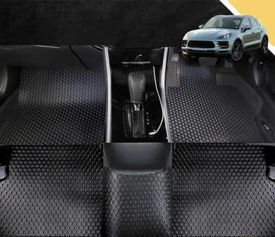6D PRO Car Floor Mats for Porsche Macan 2014 - Current 95B (Full Set)