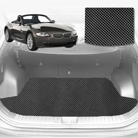 6D Diamond Car Boot Mat for BMW Z4 Roadster 2002 - 2008 (E85 E86) (Convertible) - Heavy Duty Carpet Liner